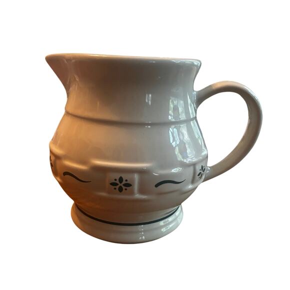 Longaberger Woven Traditions Pitcher USA 5” Tall Country Farmhouse Cottage - Picture 8 of 8